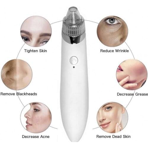 Face Acne Black Dot Pimple Blackhead Remover Electric Microcrystalline Blackhead Vacuum Cleaner Pore Blackhead Skin Care Machine