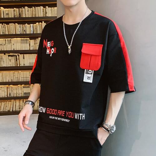 2021 New Summer Classic Mens Cotton T-Shirt Round Neck Tops Short Sleeve Casual Daily Streetwear Tees M-3XL Hip Hop Clothing