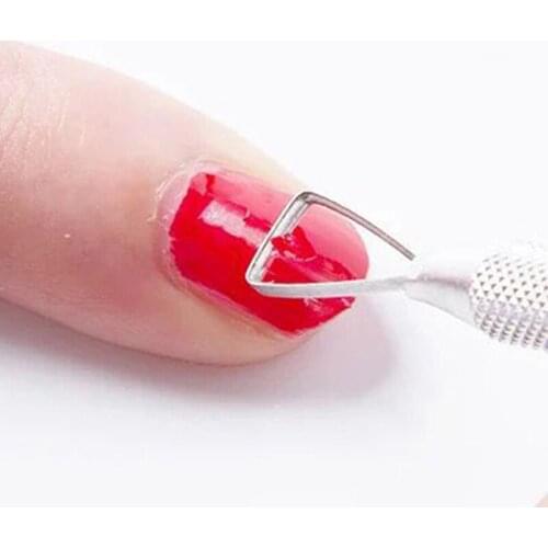Stainless Steel Nail Tools Unloading A Planer Oil Glue Dead Skin Push Unloading Planer Nail Polish Removal Knife Armor Down