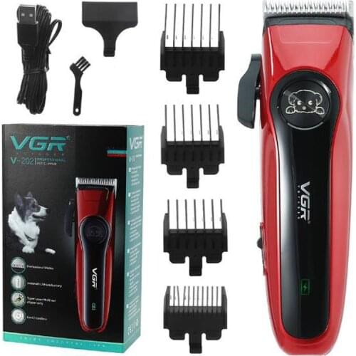 VGR 202 hair trimmer USB rechargeable hair clipper haircut machine pet hair clipper dog hair clipper pet trimmer