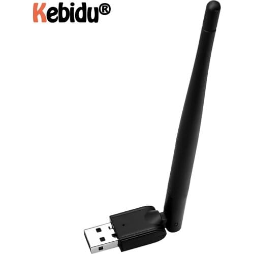 USB Adapter Mini Wifi Dongle Wireless WiFi Network Card 150M USB 2.0 802.11 B/g/n LAN Antenna Adapter Black For Laptop PC