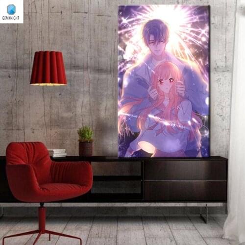 Diy digital painting handsome boy digital paint by numbers Traditional Chinese cartoon poster modular painting anime posters