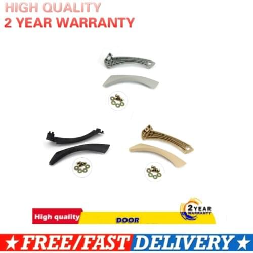 Car Inner Handle Interior Door Panel Pull Trim Cover Gray Beige Black left Right For BMW 3 series E90 E91 316 318 320 325 328