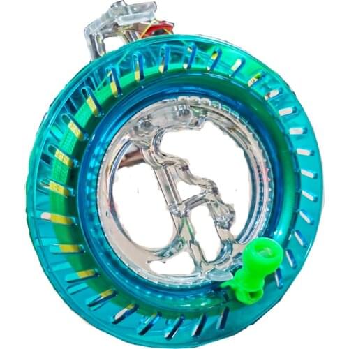New Arrive High Quality 16cm Blue Wheel For Big Kite Flying Traction Tools Handle With 100 m Line