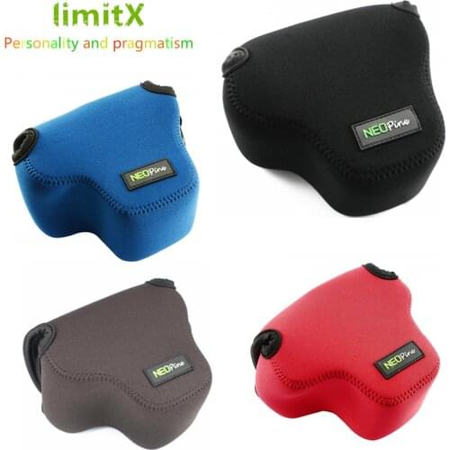 Portable Protective Neoprene Soft Inner Case Cover camera bag for Canon EOS M50 M6 Mark II with 15-45mm lens Digital Camera ONLY