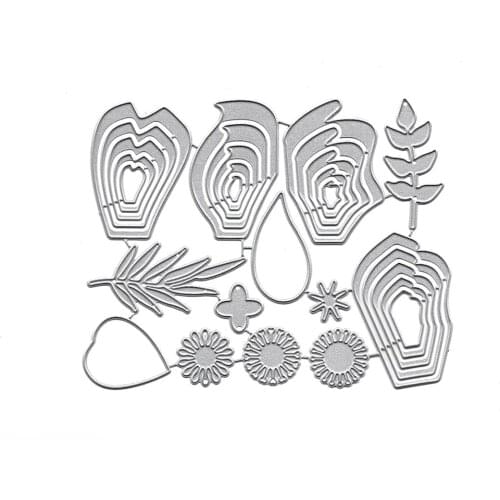 Large Size Cutting Dies Scrapbooking For Paper Art Card Making Decorative Craft DIY Mold Embossing Slimline Die