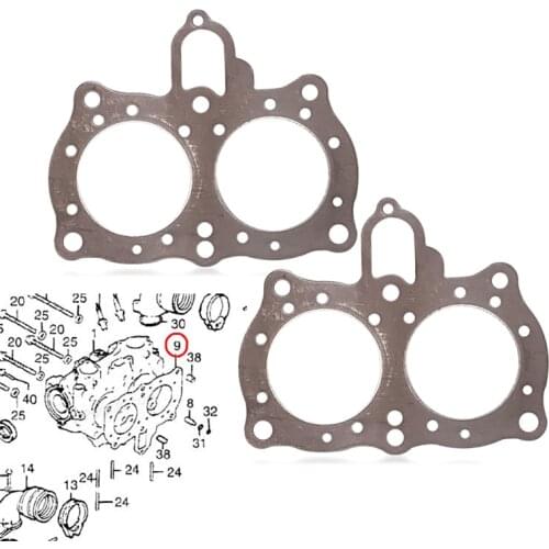 Motorcycle Cylinder Head Gasket for Honda GL1100 Goldwing 1100 1980-1983 GL1200 1984-1987 Goldwing 1200 GL 1100 GL 1200