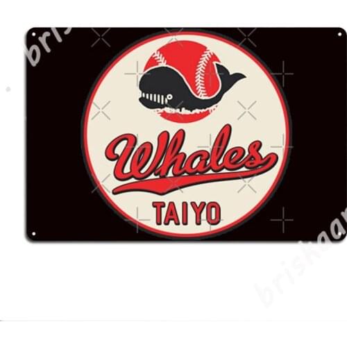 Retro Taiyo Whales - Npb Metal Signs Cinema Kitchen Cinema Wall Decor Vintage Tin sign Posters