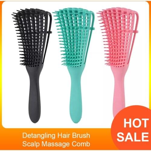 Detangling Hair Brush Scalp Massage Comb Detangle Hairbrush Wet Curly Health Care Comb for Salon Hairdressing Styling Tool