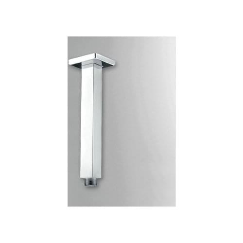 Vidric 30CM Square Copper Shower Arm kit For Shower Head Holder Wall Mounted Chrome Plated Shower Bar Rod in Bathroom