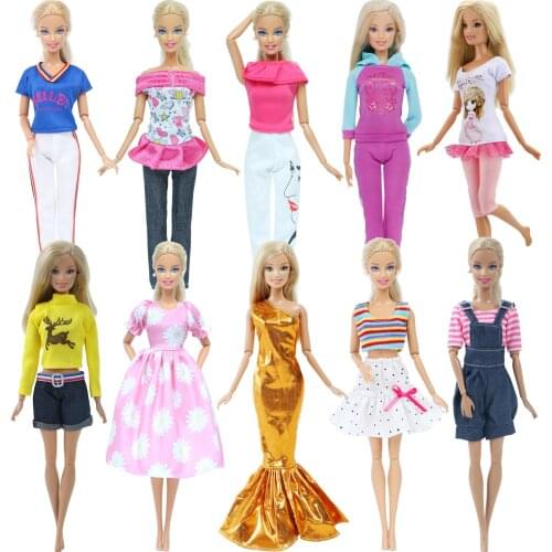 High Quality Winter Outfit Daily Casual Wear Coat Tops Pants Trousers Handbag Shoes Clothes For Barbie Doll Accessories Toy