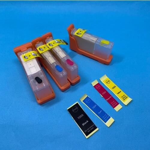 YOTAT (No chip) For Lexmark 100xl 100 Refillable ink cartridge LM100A for Lexmark