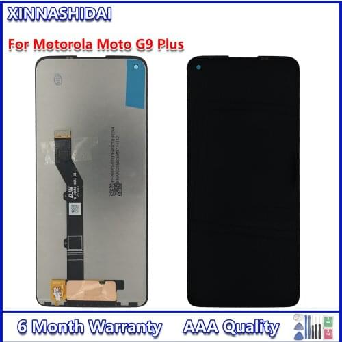 AAA Quality LCD 6.5" 100% Working For Motorola Moto G9 Plus LCD Display Touch Screen Digitizer Assembly For Moto G9 Plus