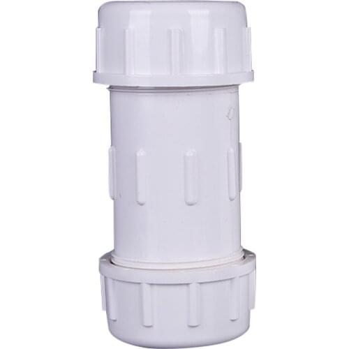 1Pcs Pvc Quick Connector PVC Water Supply Pipe Telescopic Water Saving Pipe Emergency Repair Quick Connection