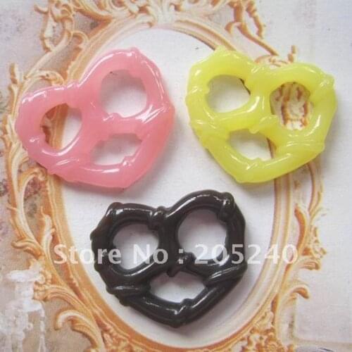 18pcs Hot Sale Kawaii Resin Food For DIY Phone Decoration