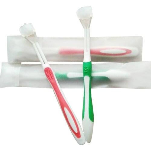 3 Sided Silicone Professional Safety Teeth Brush Oral Health Cleaner Dental Clean Toothbrush Nano Brush Oral Care Children adult