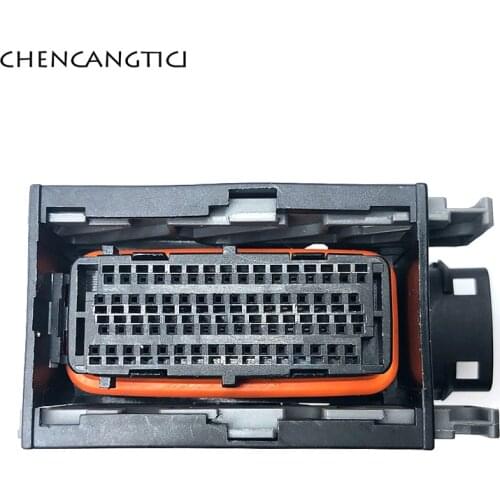 1 Set 64 Pin Way Automotive ECU Connector Waterproof Plastic Electrical Wire 0.6 MM Female Plug For Cars PBT-GF15