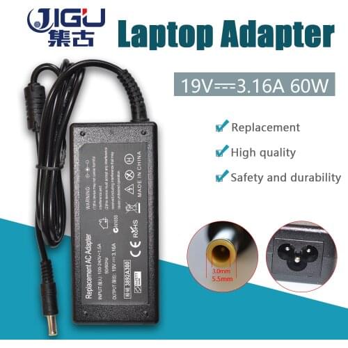 JIGU 19V 3.16A 5.5*3.0mm Power AC Adapter Supply for Samsung AD-6019R AD-6019 CPA09-004A ADP-60ZH D PA-1600-66 charger