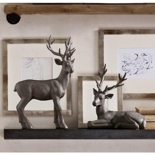 American Country Elk Big Decoration Home Decoration Model Home Decoration Ornaments Wedding Gifts