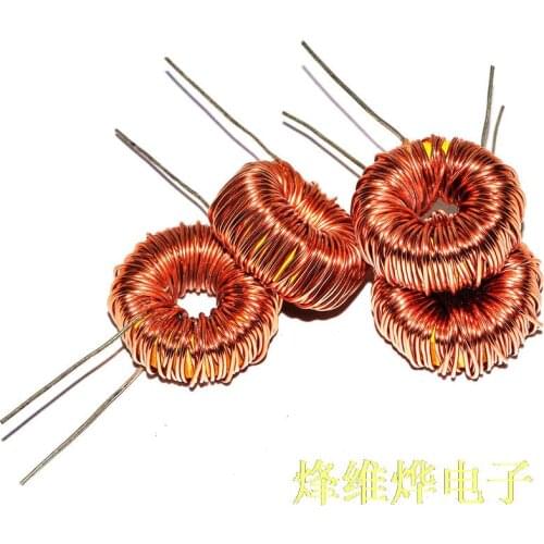 Free shipping nude toroidal inductor 47UH 3A inductor winding inductance magnetic inductance ( 10 )