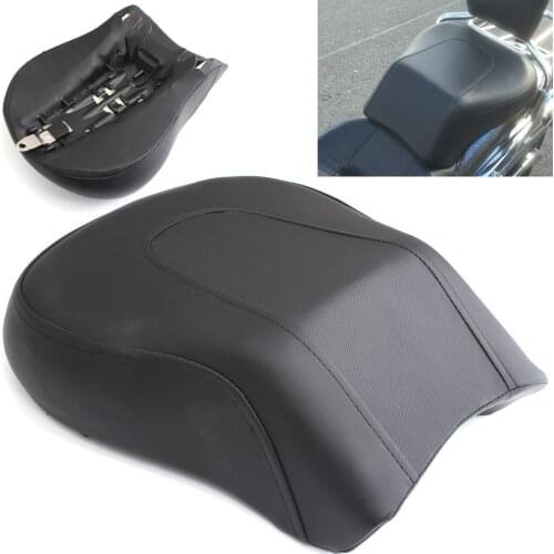 Black Motorcycle Rear Seat Passenger Pillion For Harley Davidson Softail Fat Boy Night Train Springer 2006-2017