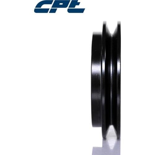 CPT 1 groove SPZ belt grooved pulley wheels with 87mm OD matching 1210 taper lock bush and anti-corrosion surface SPZ83-01-1210