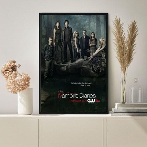 The Vampire Diaries TV series Poster Canvas Print Wall Painting Home Decoration ( No Frame )