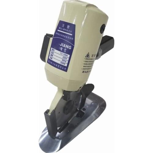 1pcs YJ-110 type Electric Cloth Cutter Fabric Cutting Machine Fabric Round Knife Cutting Machine Electric Hand Push Scissors