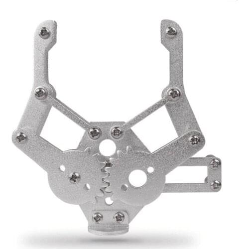 Metal Gripper Clamp Paw Claw Talon Manipulator Mechanical Arm Supporting Mg996 Servo Robotic Part Accessory Smart Car Diy Toy