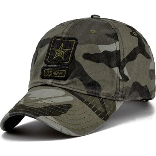 Fashion hip hop Army Cap Camo Baseball Caps Men Camouflage Tactical Cap Mens Baseball Caps cotton Snapbacks hats sun hats Gorras