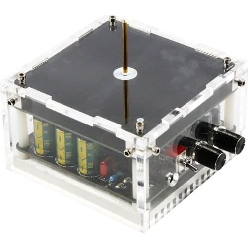 Desktop Flat-panel BT Music Tesla Coil Arc Artificial Science Experiment Education Gift for Teachers Students Adults