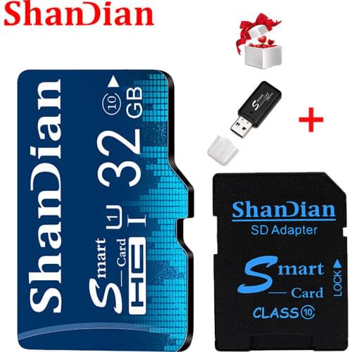 ShanDian new Smart sd card 32GB 64GB 128GB class10 Smartsd TF card 16GB 8GB TF Memory card External disk For Smart Phone Camera