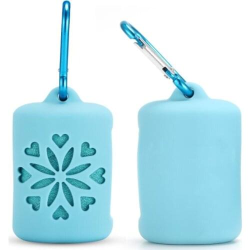 Portable quick dry towel Instant Cooling Relief Sports Towel Yoga Gym Running Travel Towel With Silicone Bag