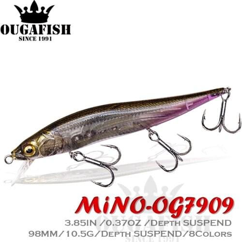 Fishing Lure Minnow Accessories Suspend Water Jerkbait Weights 10.5g 98mm Isca Artificial Bait Peche Carpe Fish Equipment Leurre