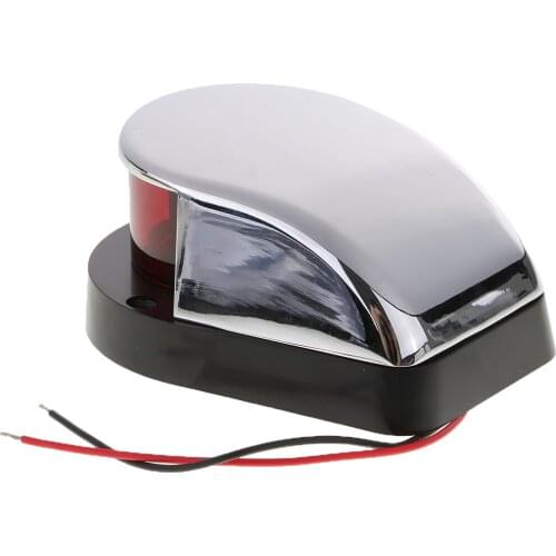 LED Navigation Light Emergency Light Bi Color Red Green Lenses For Marine