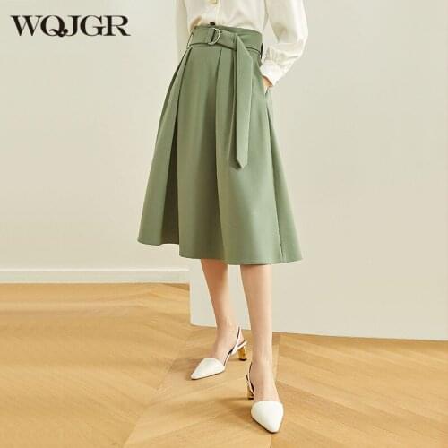 WQJGR Women's Pleated Skirts