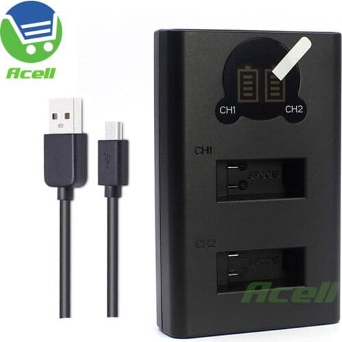 SPCC1B ACBAT-001 LCD Dual Battery Charger For GoPro MAX 360 Panoramic Action Camera