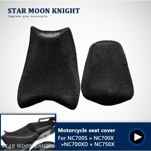 Motorcycle Protecting Cushion Seat Cover For Honda NC750X NC700X NC700XD NC700S Nylon Fabric Saddle Seat Cover Accessories