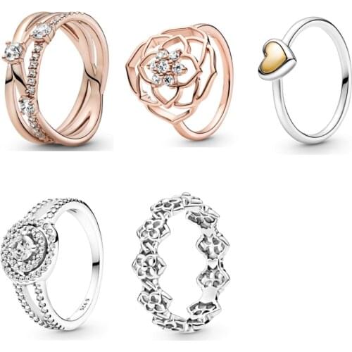 NEW 2021 100% 925 Sterling Silver Mothers Day limited Favorites Ring Fit European Women Luxury Original Fashion Jewelry Gift