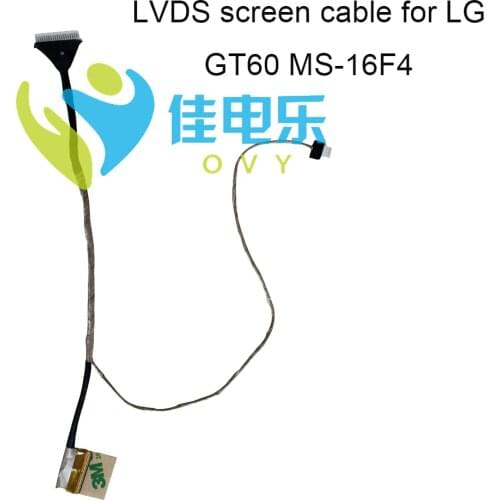 LVDS LCD EDP Cable For MSI GT60 MS 16F4 MS16F4 K1N 3040002 V03 connector cables 40 pins Video screen Flex Computer Cables best