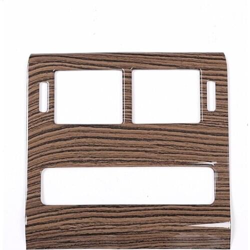 1 Pcs ABS Plastic Rear Row AC Outlet Frame Cover Trim Sands Wood Grain For Land rover Range Rover Sport RR Sport 2014-2017