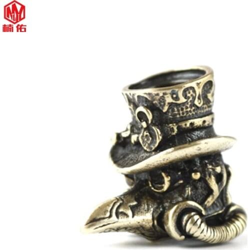 1 PCS Doctor EDC Paracord Knife Bead Outdoor Keychain Pendant Survival Bracelet Pendant