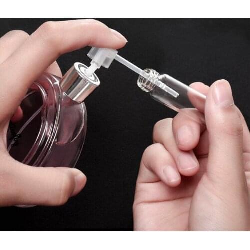 500pcs Factory Wholesale Clear Plastic Perfume Diffuser Funnels Cosmetic Pump Dispenser Portable Sprayer Refill Pump Bottle Tool