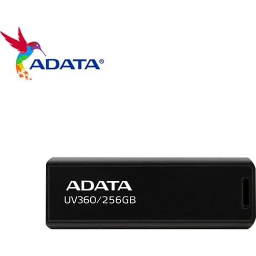 ADATA Pendrive 256GB USB 3.2 USB Flash Drive 128GB 64GB 32GB Gen 1 Pen Drive Retractable Capless Flash Drive UV360 High Speed