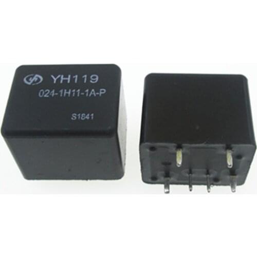 1pcs auto car 24V relay YH119 024-1H11-1A-P YH119-024-1H11-1A-P12VDC YH119 0241H111A-P 24V 24VDC DC24V 6PIN