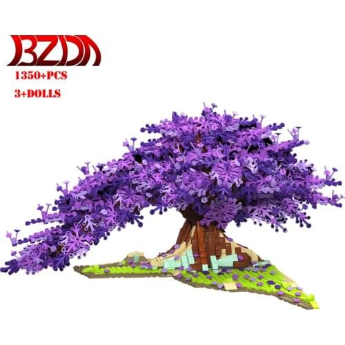 Sembo Blocks Creator MOC Flowers Bouquet Building Kits As Home Decor Garden Plant Assembly Diy Bricks Toys for Girls Friends DIY