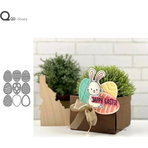 Easter Egg Model Cutting Dies Stamps Dies Scrapbooking Mold Cut Handmade Tools DIY Craft Decoration Metal Cutting Dies New 2020