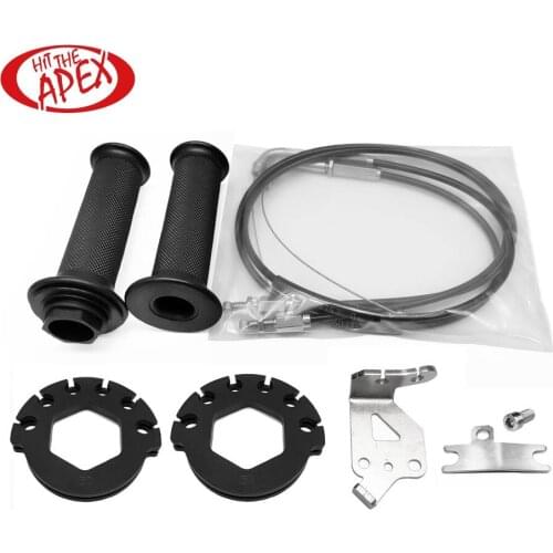 Quick Action Throttle Complete with Cables Kit For YamahaYZF-R3/YZF-R25 2015-2016 Push Pull Throttle Assembly