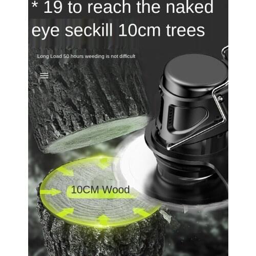 Electric Mower Small Household Weeding Artifact Multifunctional Agricultural Harvester Rechargeable Weeding Machine