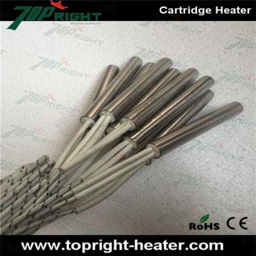 Dia 1/2" x 203mm Electric thermal fluid cartridge heating element 220v 500w